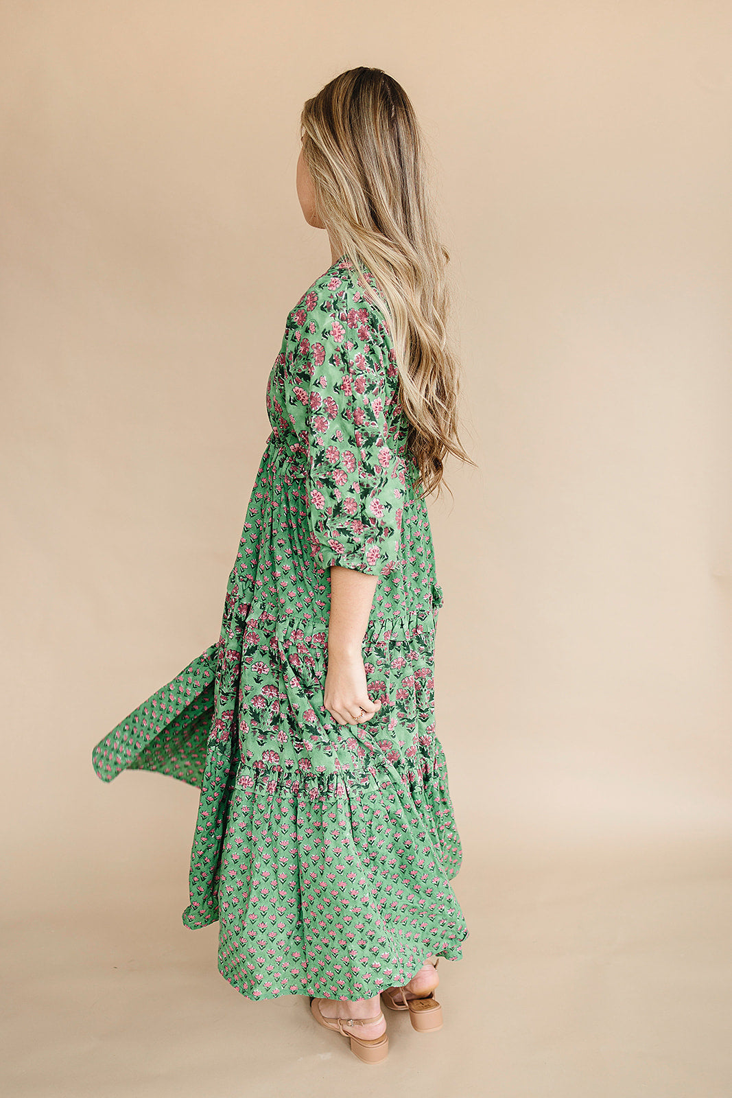 Mynah Signature dress-'CACTUS ROSE BUDS'-one size