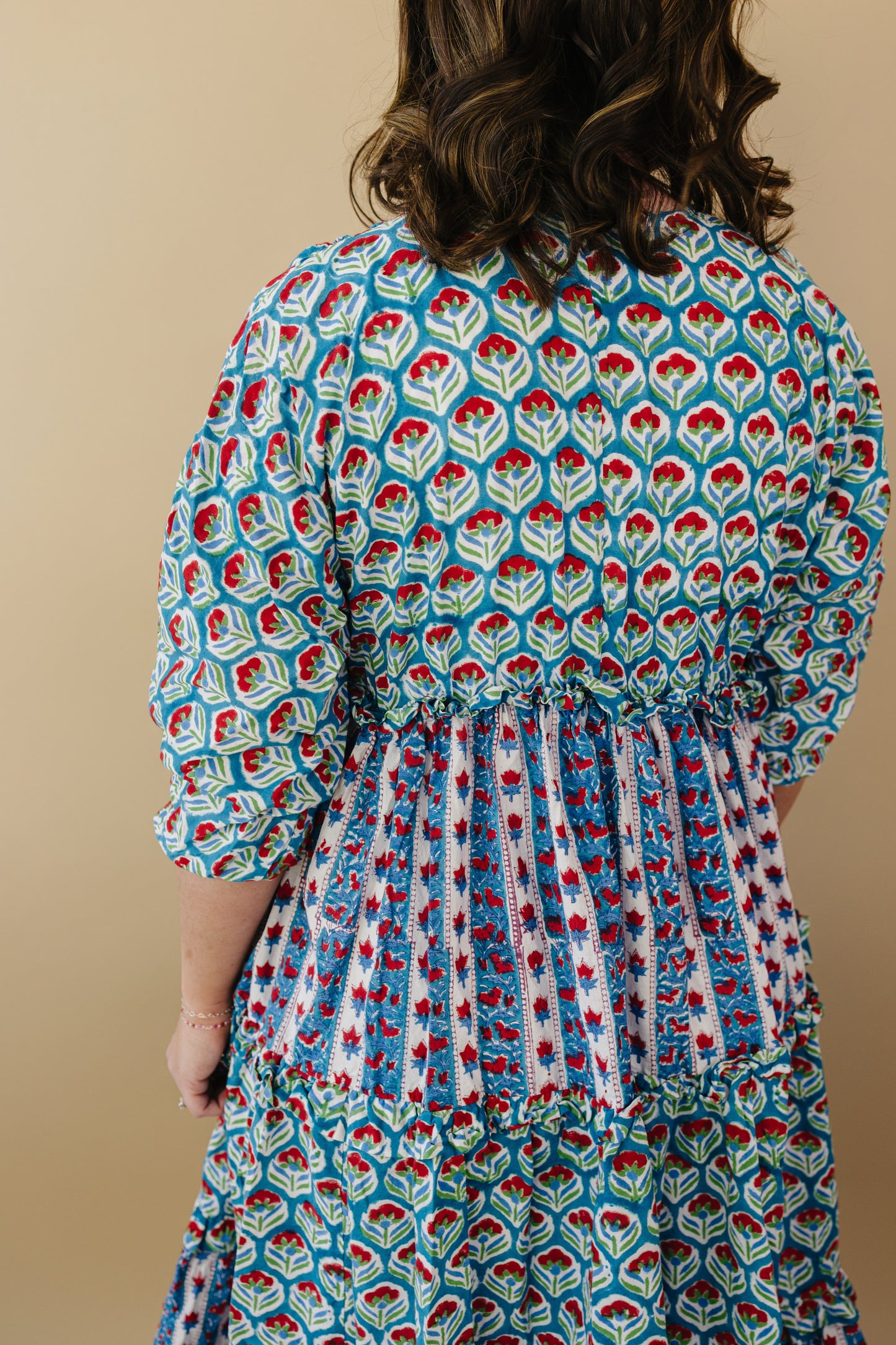 Mynah Signature dress-'TULIP FARM'-one size