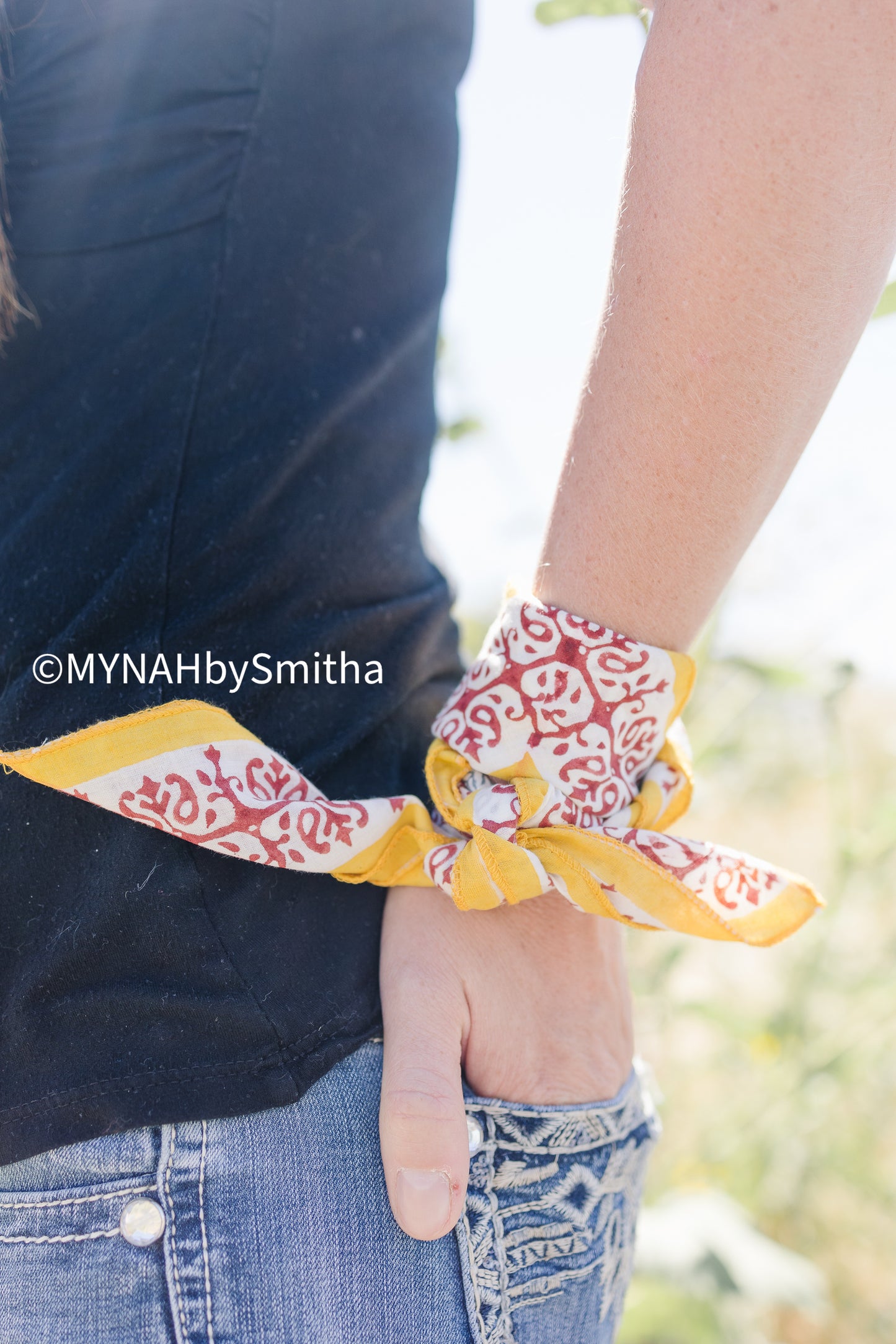 KANAKA hand block print bandana