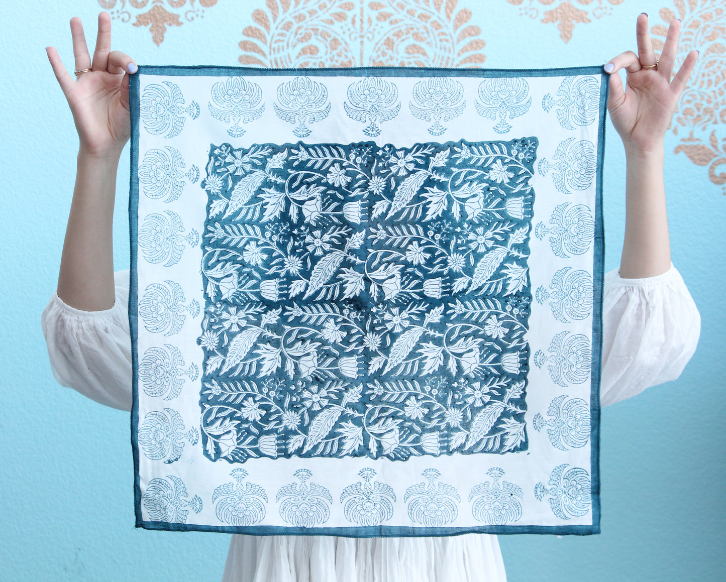 NEELAM hand block print bandana